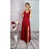 Červené dlhé príležitostné šaty