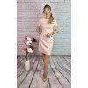 Ružové krátke šaty