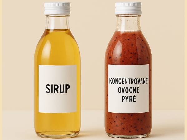 Sirup nebo koncentrované ovocné pyré?