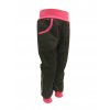 Letní softshellové kalhoty černé s růžovou Dan de lion 2