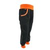 Letní softshellové kalhoty černé oranžové Dan de lion 2