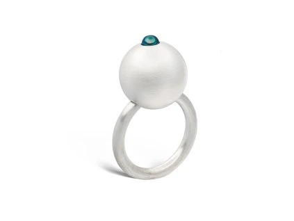 Prsten SPEKTRUM kulička XL s perlou
