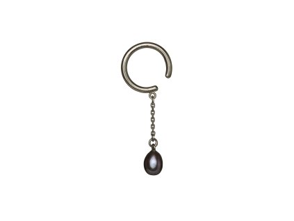 Ear Cuff Triffid Chain Black