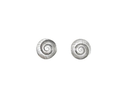 Náušnice PRINTI Snail Big Silver