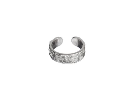 Ear Cuff PRINTI Rust Silver S
