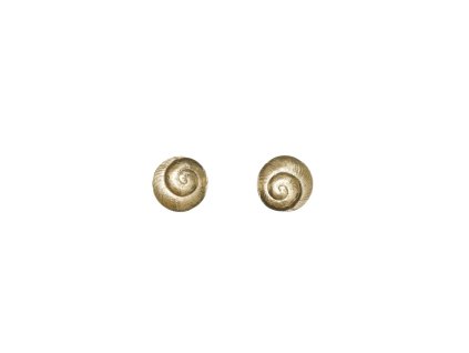 Náušnice PRINTI Snail Small Gold