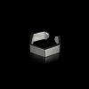Ear Cuff Hexagon Silver