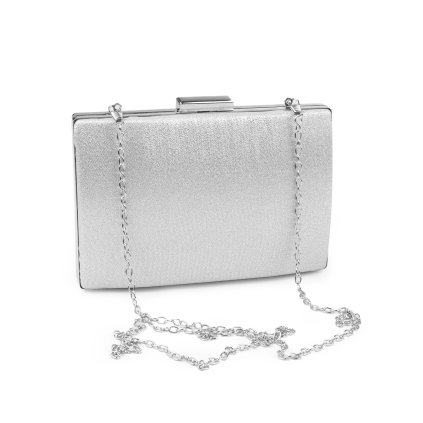 Plesová kabelka Metalická Stříbrná