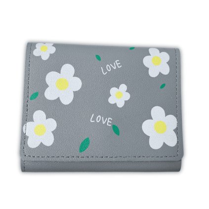 peněženka šedá 1