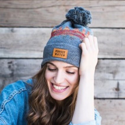 Čepice Perfect Match - Šedá