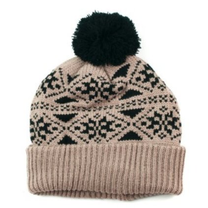 Čepice Severský Vzor - Hnědá