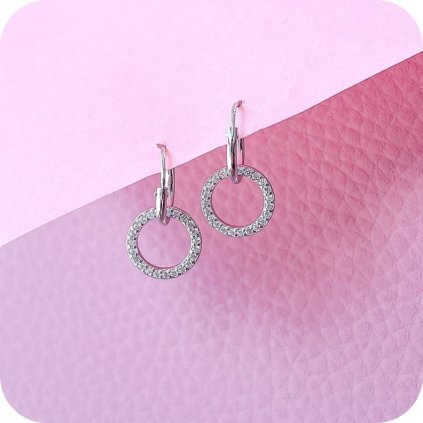 Náušnice Dvojitý Kroužek