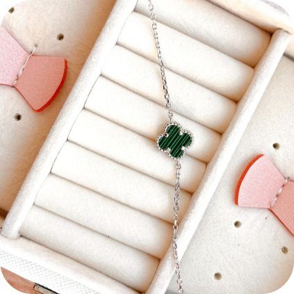 Náramek Zelený Čtyřlístek