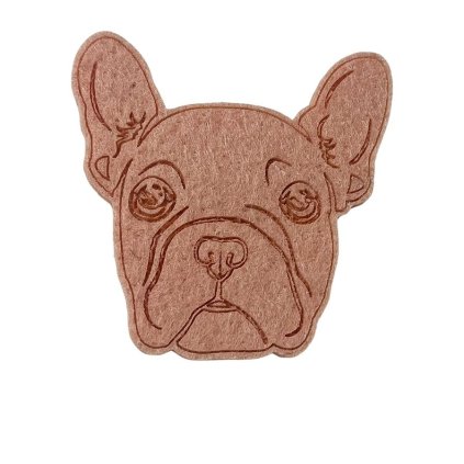 Brož Buldoček - Krémová