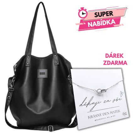 den matek černá kabelka