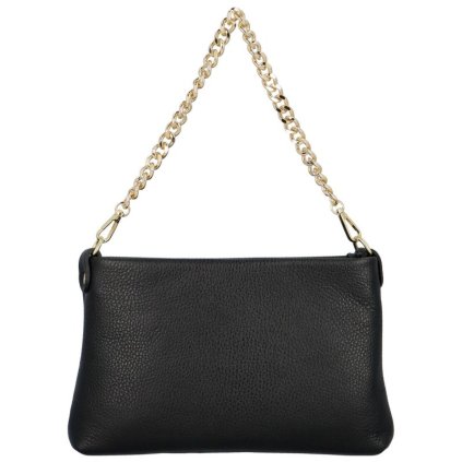 Malá kabelka kožená Černá