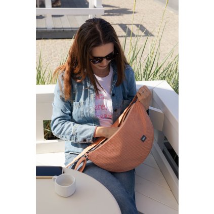 MAXI kabelka MANA MANA Broskvová