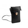 Malá kabelka na mobil crossbody Černá