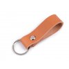 Klíčenka Kůže - Karamelová