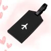 Visačka na kufr - Černá - Letadlo