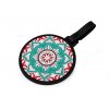Visačka na kufr - Mandala - Tyrkys