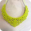 Plstěný Náhrdelník Zelený