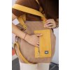 WOREK kabelka MANA MANA s kapsičkou LIMITED Béžová/Hořčicová