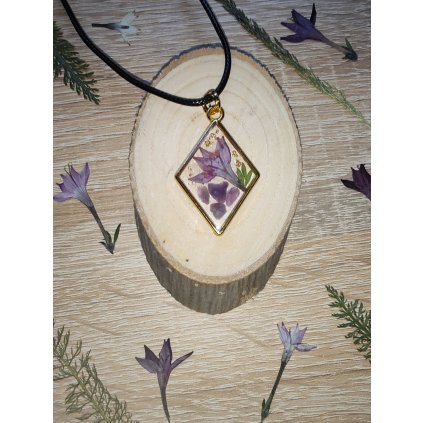 Náhrdelník - Pentas a ametyst