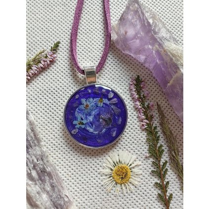 Náhrdelník s Pomněnkami