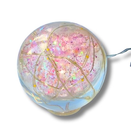 Svíticí koule s jednorožci a tekutým jádrem