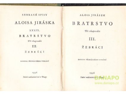 28288 alois jirasek bratrstvo tri rapsodie i bitva u lucence ii maria iii zebraci