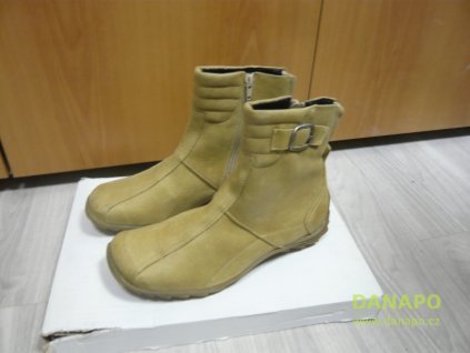 30199 damske zimni boty kozacky apache ula zelene