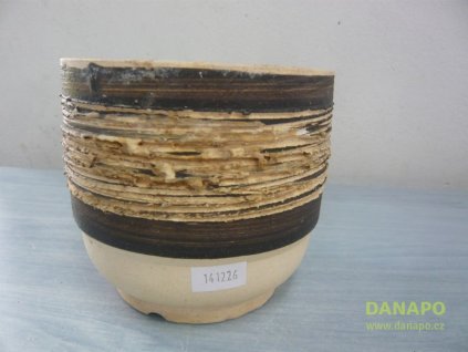 33871 kvetinac hlineny s dekorem