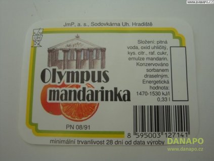 34000 limo etiketa olympus mandarinka sod uh hradiste