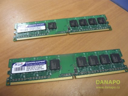 35407 operacni pamet a data ram ddr2 512mb mx8 667mhz