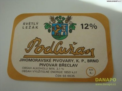 37147 pivni etiketa podluzan 12pr svetly lezak