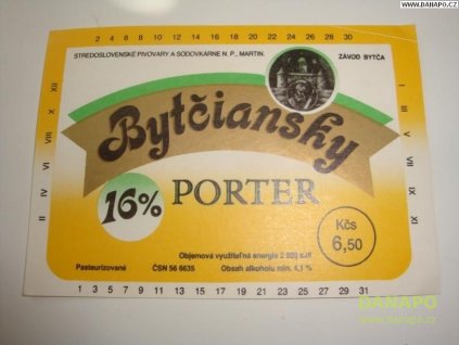 37210 pivni etiketa slovensko bytriansky porter 16pr