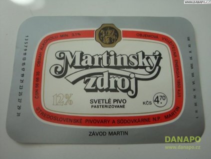 37240 pivni etiketa slovensko martinsky zdroj 12pr