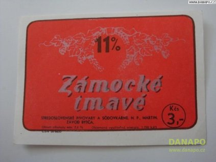 37291 pivni etiketa slovensko zamocke tmave 11pr