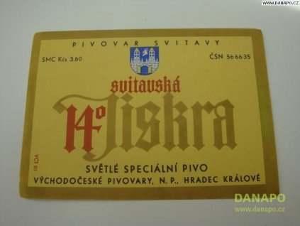 37324 pivni etiketa svitavska jiskra 14