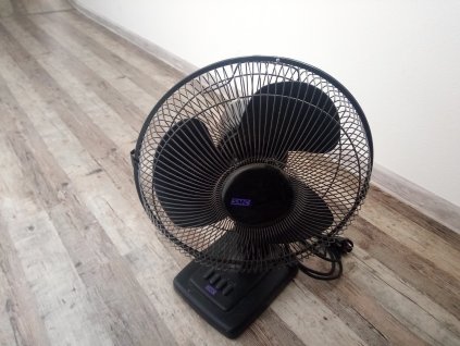 Stolní domácí ventilátor SMC TD12BK 30cm černý