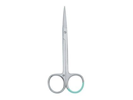 Chirurgické Iris nůžky zahnuté 11,5cm 3cm čelist