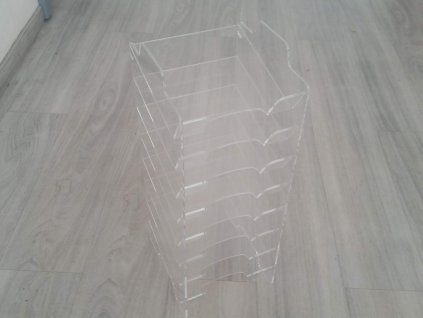 Plastový box /  police / šuplík regál 8x 15x15cm