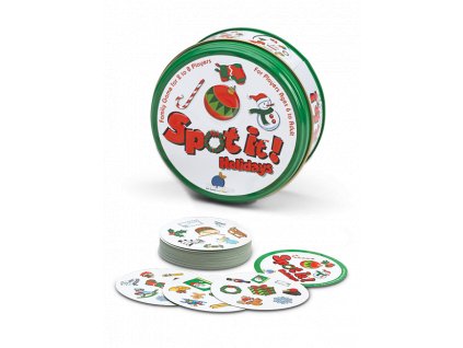 Hra - Dobble - Spot It! Holidays (Prázdniny - vánoční, zimní)