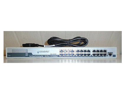 GEMBIRD NS 24PR Dual Speed Switching Hub 24 Port 10 100 Mbps[1]