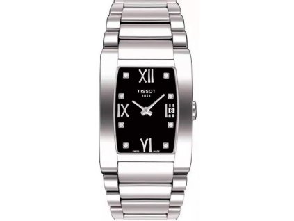 Luxusní dámské stříbrné hodinky Tissot GENEROSI-T 1853 T007309