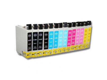 Lot de 14 Cartouches compatibles avec les appareils EPSON Stylus Photo R200 R220 R300 R300M R320 R340 RX500 RX600 RX620 RX630 RX640 etc[1]