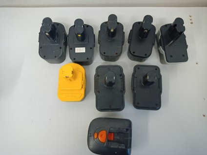 Náhradní díly aku vrtačka pouzdra baterií 12V 14,4V 18V různé typy