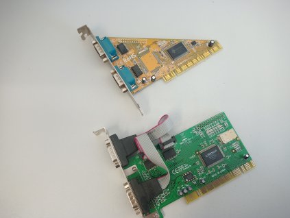 PCI karta do slotu 2x RS232 sériový port D-Sub 9