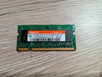 Operační paměť RAM SODIMM Hynix 512MB DDR2 533MHz